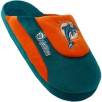 Miami Dolphins Low Pro Stripe Slippers
